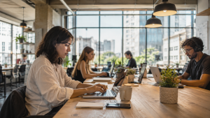 Nuevas formas de trabajo transforman la vida cotidiana en las ciudades